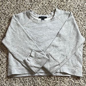 Fashion Nova Gray Crop Top Sweater